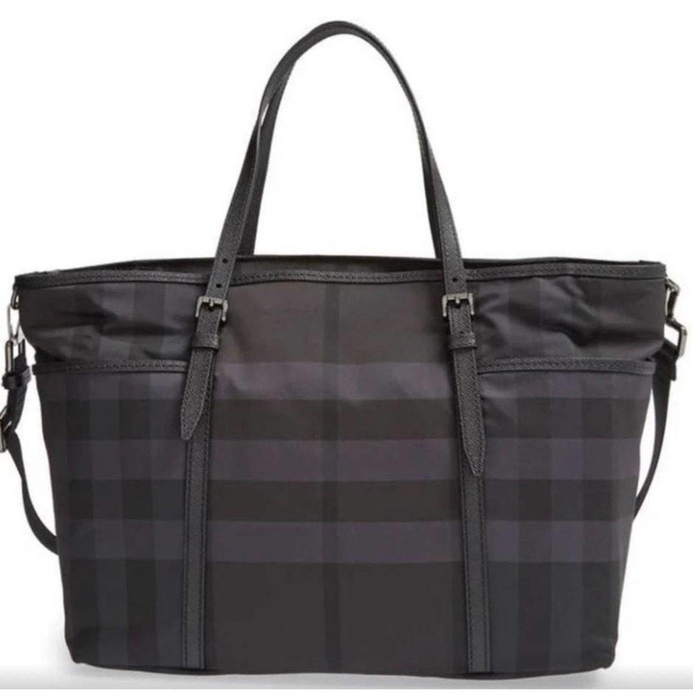 ***SOLD*** Burberry Graceford Tonal Check Diaper Bag